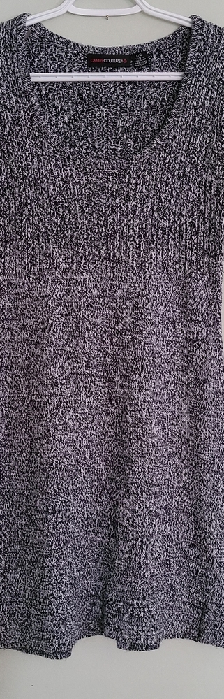 Grey, Rib-knit style mini dress. Large. - Picture 2 of 3